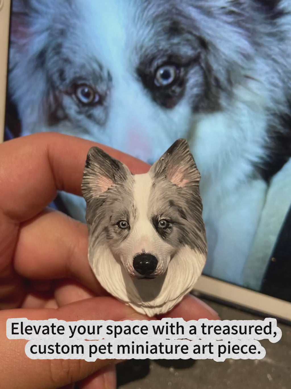 Custom Pet (Cat & Dog) Portrait Fridge Magnet with Photo Frame